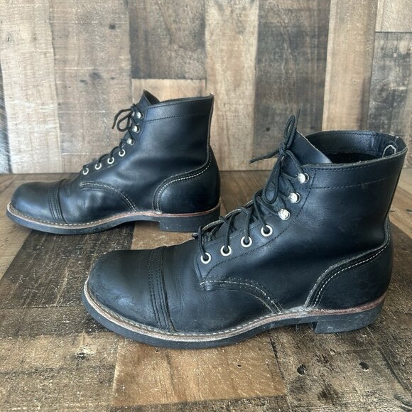 Red Wing 8114 Iron Ranger Leather Work Boots Mens 8.5 D - Picture 12 of 12
